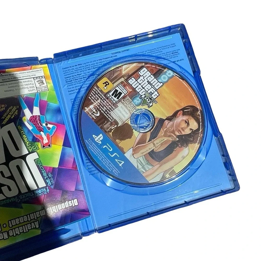 PS4 Disc Only – GTA V Disc in Rayman Legends Case (Mismatch)